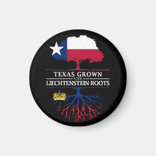 Texan Grown with Liechtenstein Roots Magnet