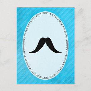 Texan Moustache Postcard