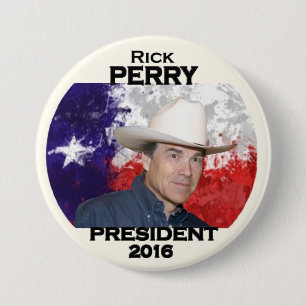 Texan Rick Perry for President 2016 7.5 Cm Round Badge