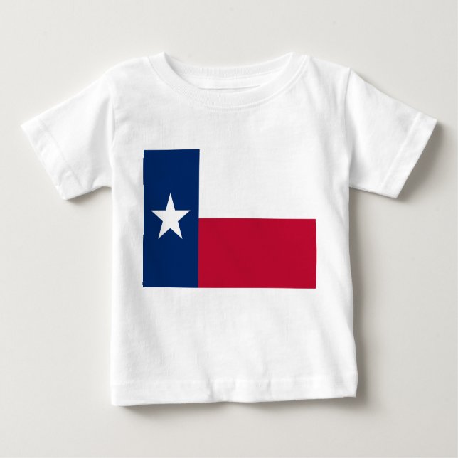 Texan State Flag (Texas) Baby T-Shirt (Front)