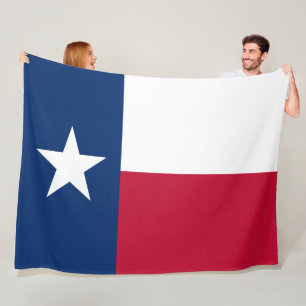 Texan State Flag (Texas) Fleece Blanket