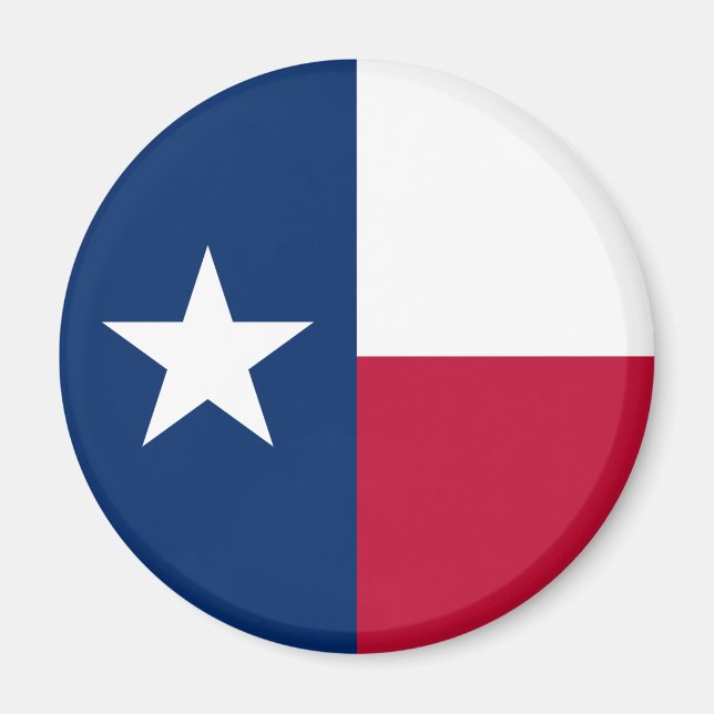 Texan State Flag (Texas) Magnet (Front)