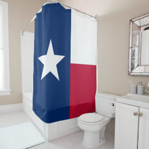 Texan State Flag (Texas) Shower Curtain
