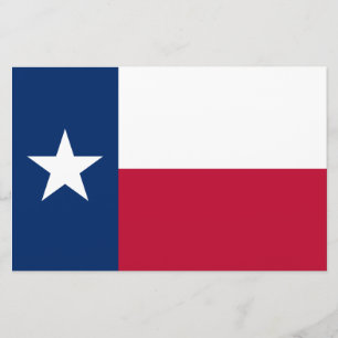 Texan State Flag (Texas) Stationery