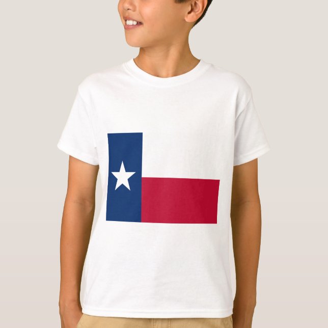 Texan State Flag (Texas) T-Shirt (Front)