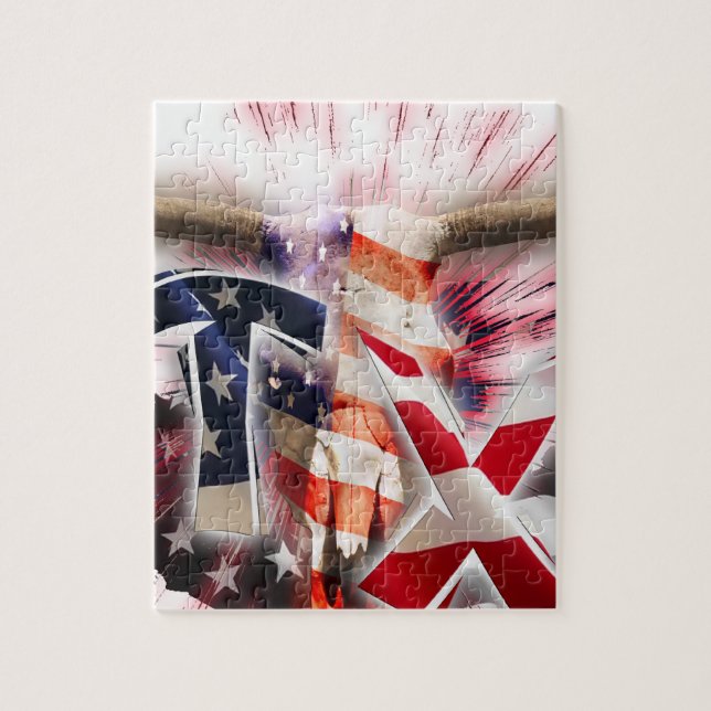 texan texas jigsaw puzzle (Vertical)