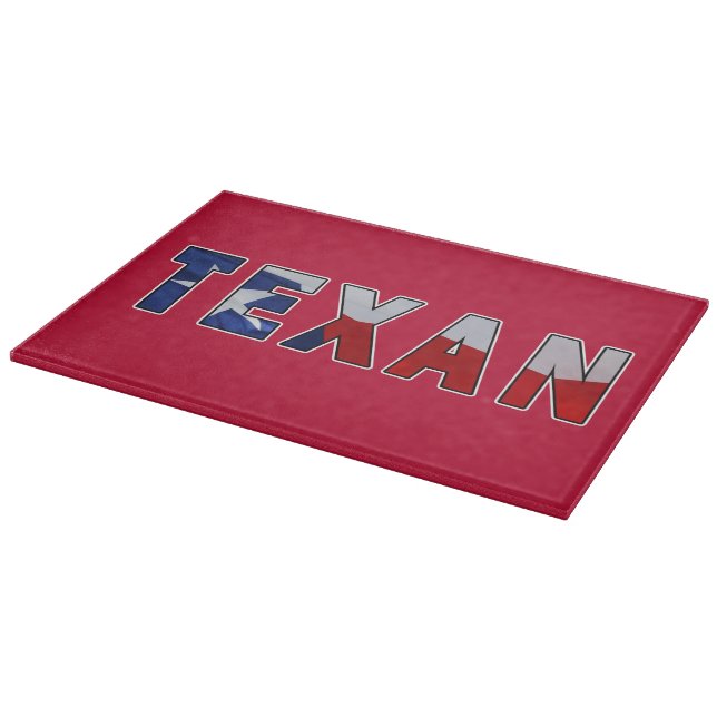 Texan Waving Flag Cutting Board (Corner)