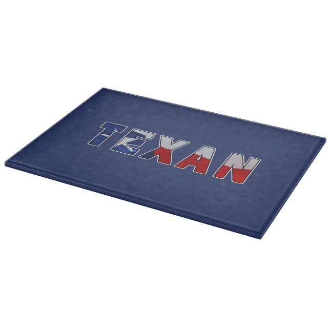 Texan Waving Flag Cutting Board (Corner)