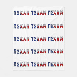 Texan Waving Flag Fleece Blanket