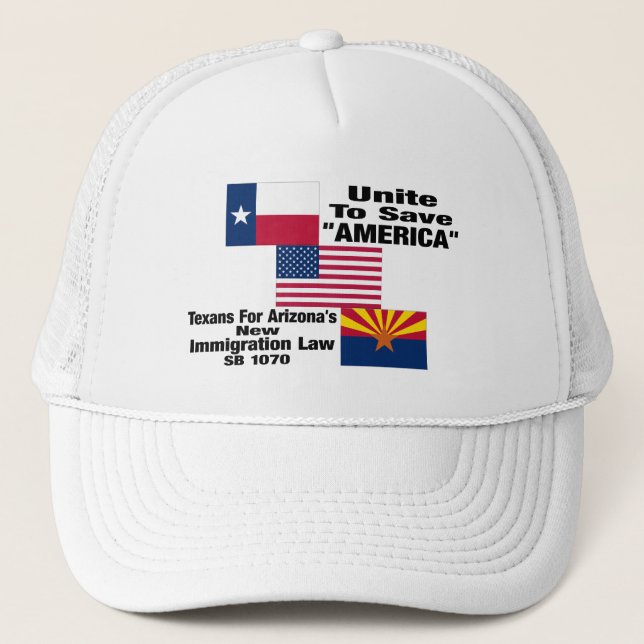Texans For Arizona "Official" Baseball Cap (Front)