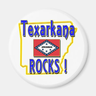 Texarkana Rocks ! (blue) Magnet