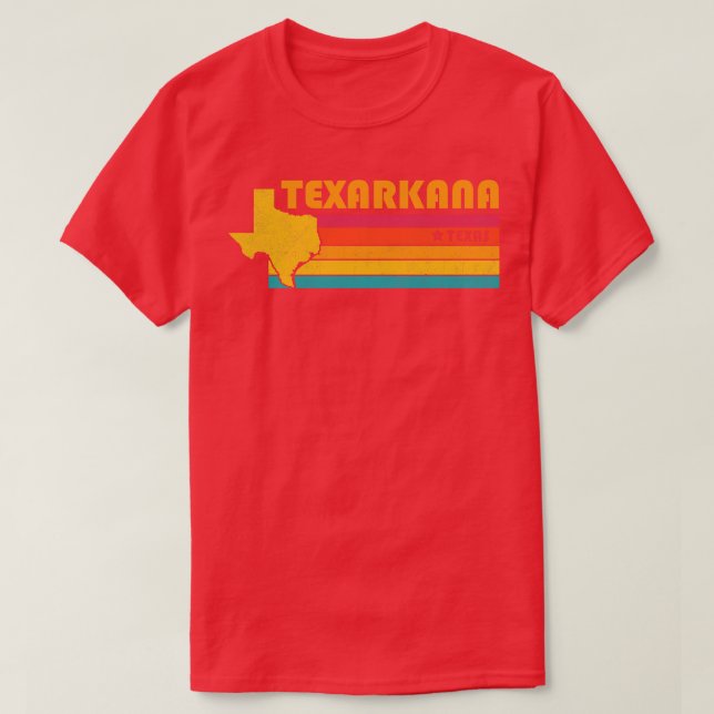 Texarkana Texas Vintage Distressed Souvenir T-Shirt (Design Front)
