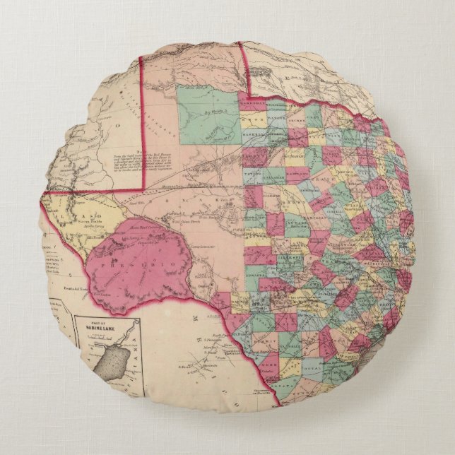 Texas 10 round cushion (Front)