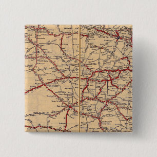 Texas 11 15 cm square badge