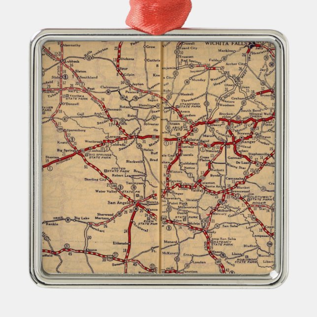 Texas 11 metal ornament (Front)