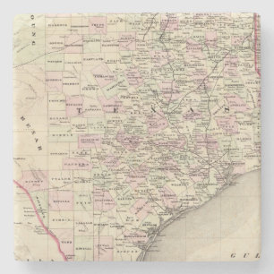 Texas 12 stone coaster