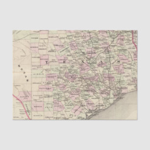 Texas 12 tissue paper