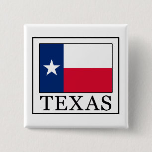 Texas 15 Cm Square Badge