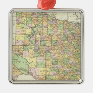 Texas 15 metal ornament