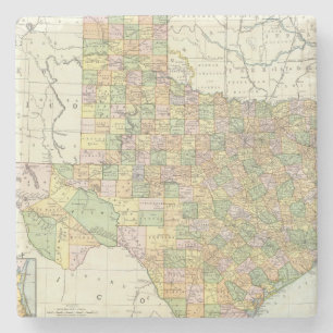 Texas 15 stone coaster