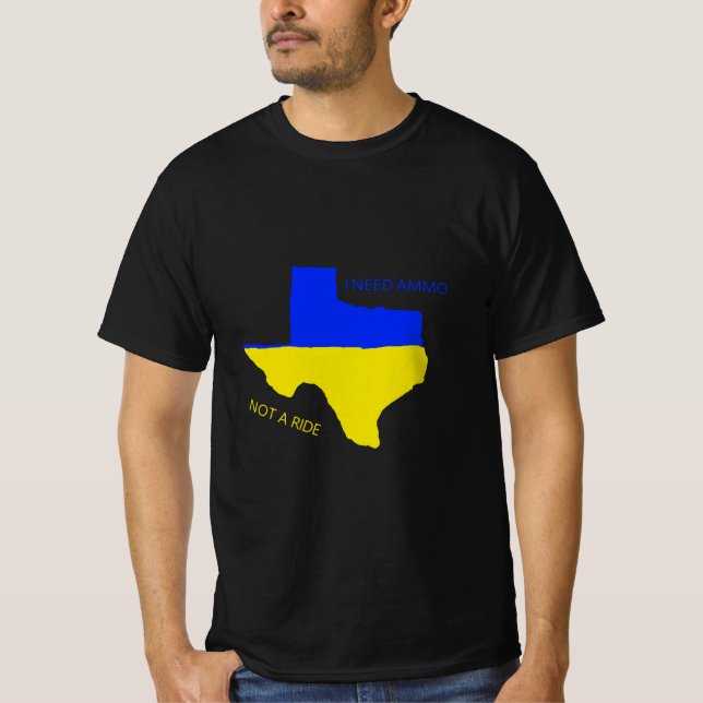 Texas <3 Ukraine T-Shirt (Front)
