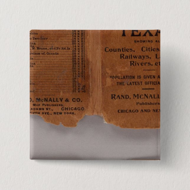 Texas 5 15 cm square badge (Front)