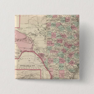Texas 5 15 cm square badge