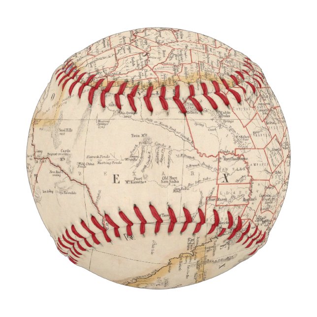 Texas 6 baseball (Front)