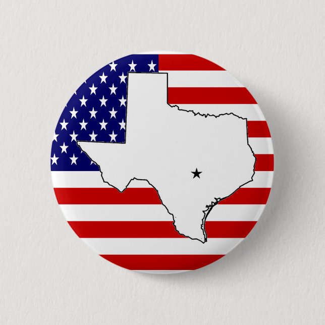 TEXAS 6 CM ROUND BADGE (Front)