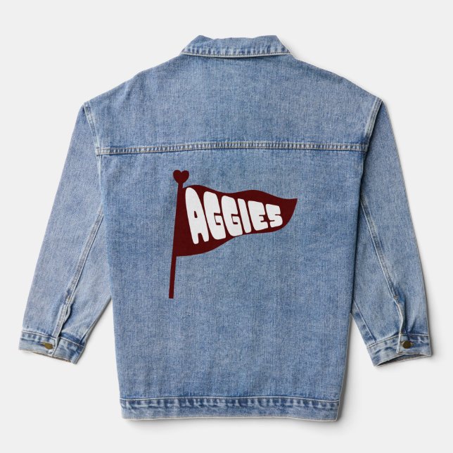 TEXAS A&M AGGIES DENIM JACKET (Back)