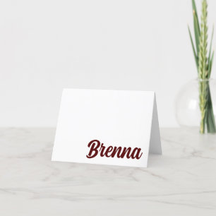 Texas A&M Aggies Gig 'em! Personalised Card