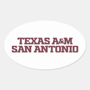Texas A&M San Antonio Oval Sticker