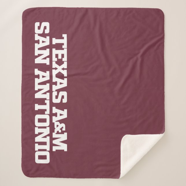 Texas A&M San Antonio Sherpa Blanket (Front)