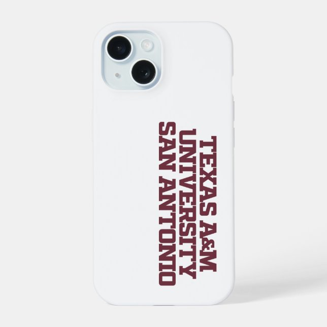 Texas A&M University-San Antonio iPhone 15 Case (Back)