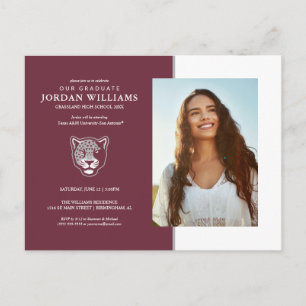 Texas A&M University-San Antonio   Jaguars Announcement Postcard