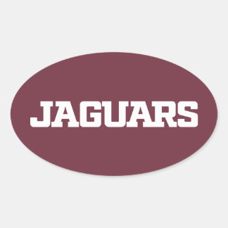 Texas A&M University-San Antonio Jaguars Oval Sticker
