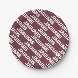 Texas A&M University-San Antonio Jaguars Paper Plate
