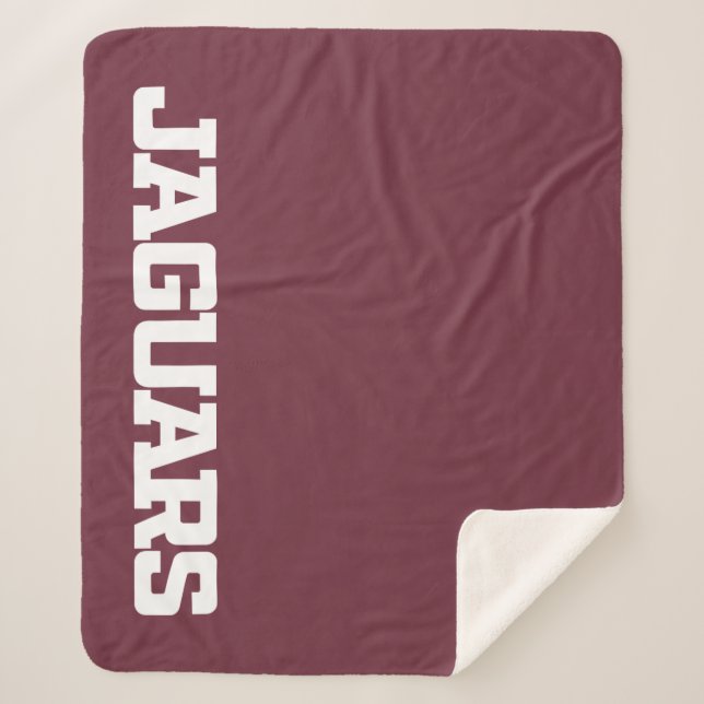Texas A&M University-San Antonio Jaguars Sherpa Blanket (Front)