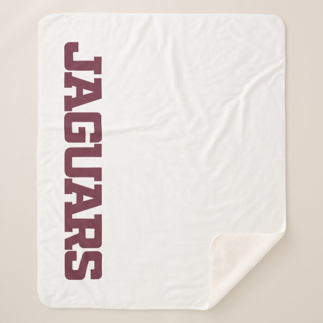 Texas A&M University-San Antonio Jaguars Sherpa Blanket (Front)