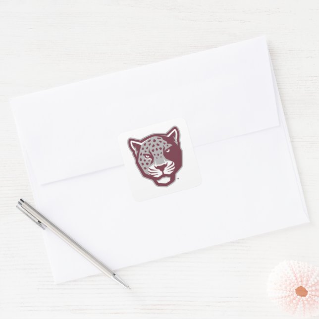 Texas A&M University-San Antonio | Jaguars Square Sticker (Envelope)