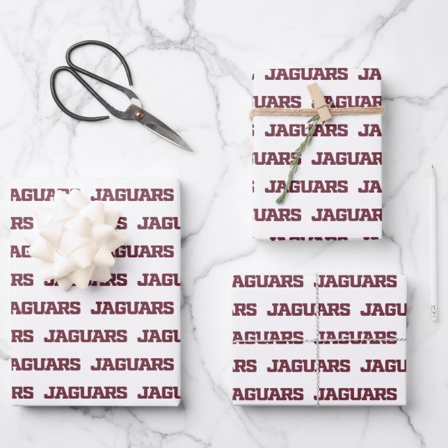 Texas A&M University-San Antonio Jaguars Wrapping Paper Sheet (Front)