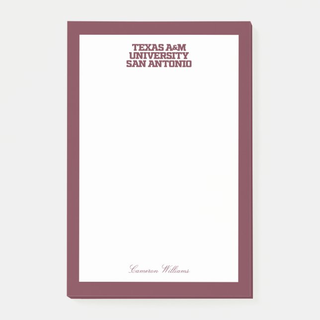 Texas A&M University-San Antonio Post-it Notes (Front)
