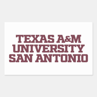 Texas A&M University-San Antonio Rectangular Sticker
