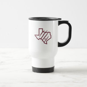 Texas A&M University-San Antonio   State Logo Travel Mug