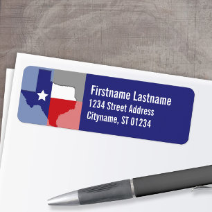 Texas Address Labels