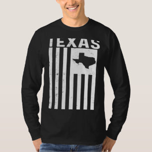 Texas American Flag Distressed Texan Vintage Patr T-Shirt