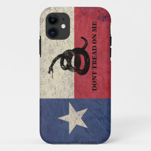 Texas and Gadsden Flag iPhone 11 Case