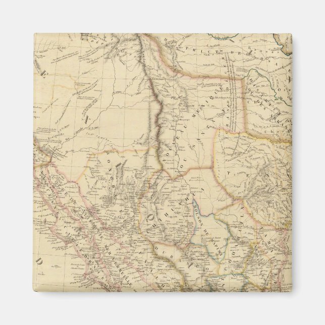 Texas and Mexico Magnet (Front)