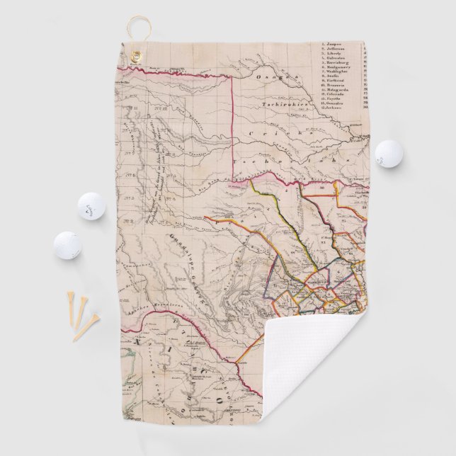 Texas and Oklahoma Golf Towel (InSitu)