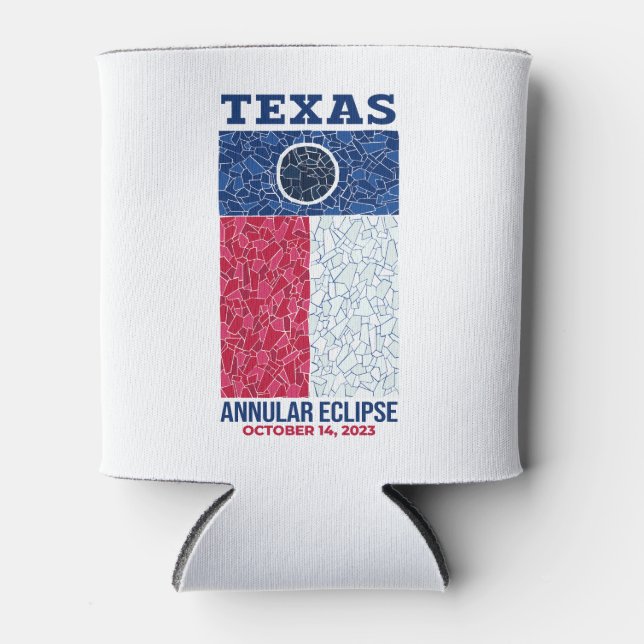 Texas Annular Eclipse Can Cooler (Front)